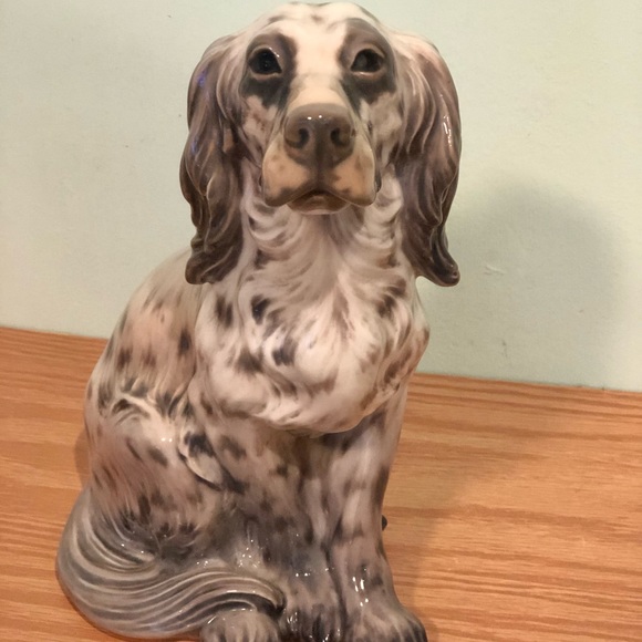 Antique English Setter Statue by Copenhagen Denmark 1186. - Picture 11 of 11